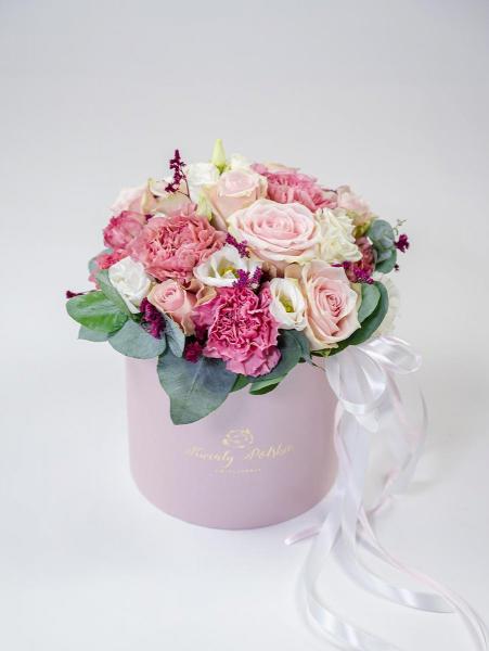 Flower Box róża goździk