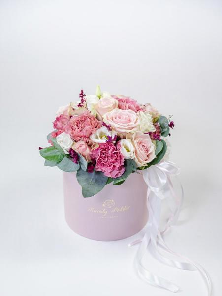 Flower Box róża goździk