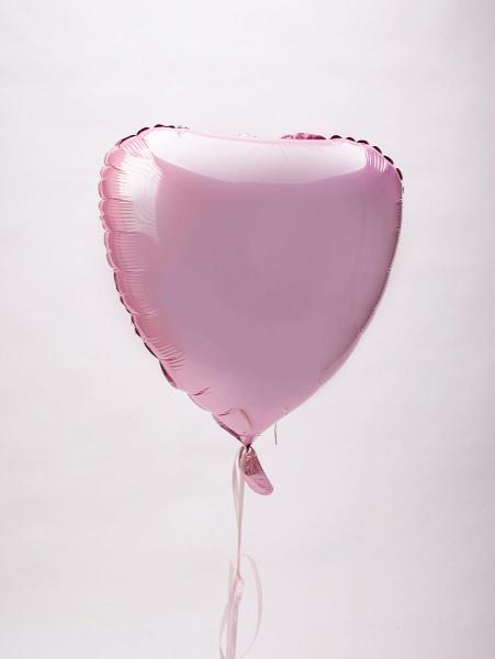 Różowe serce z balonem